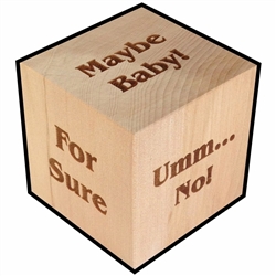 Cute Office Gift | Playful Personalized Engraved Block | Woodgroove